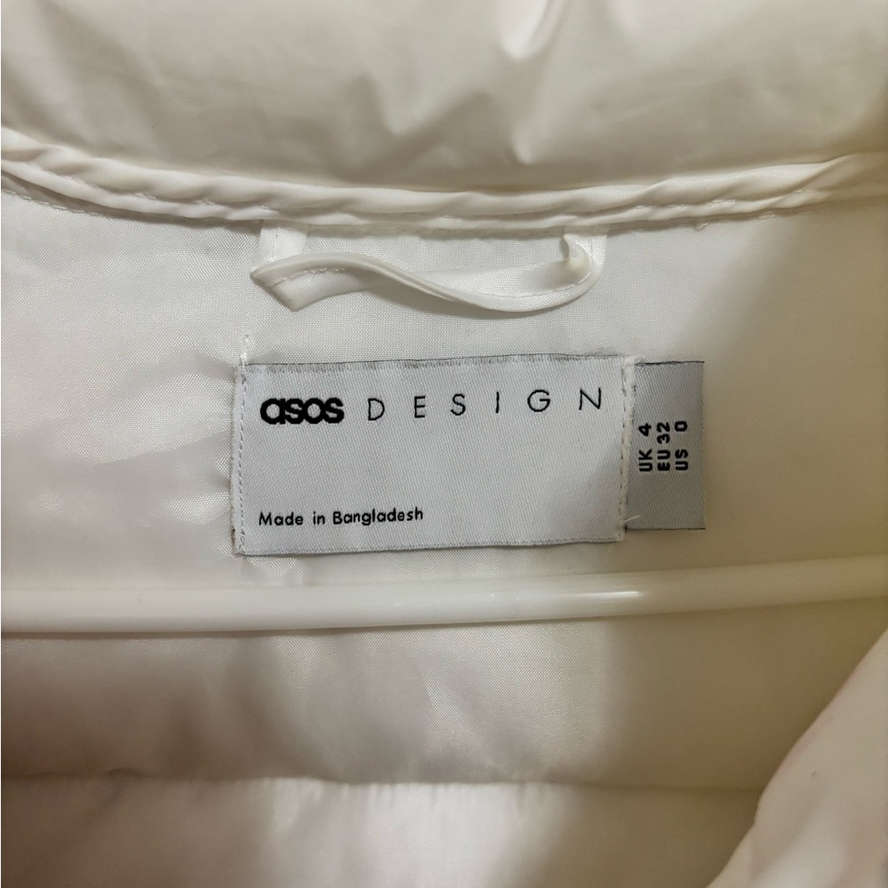 ASOS white puffer jacket - Picture 6 of 9